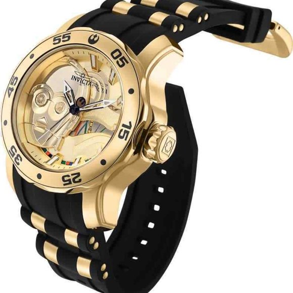 invicta Other - Invicta Star Wars C-3PO Gold 32519 Men's Watch